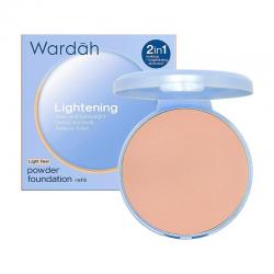 Wardah Refill Lightening Powder Foundation Light Feel 02 Pink Beige (31C) 12gr
