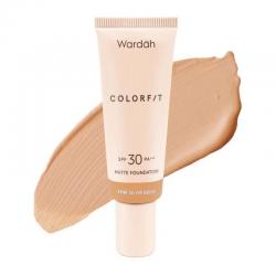 Wardah Colorfit Matte Foundation 33W Olive Beige 25ml
