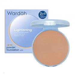 Wardah Refill Lightening Powder Foundation Light Feel 04 Neutral Sand 12gr