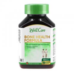 Well Care Bone Health Formula 60 Tablet (BELI 3 Pcs BONUS 1 Pack Tissue Basah & 1 Pcs Washlap Baby)