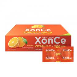 Xon-Ce Vitamin C 500mg Box (50 Strip @ 2 Tablet Hisap)