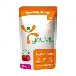 Youvit Multivitamin Gummy Dewasa Mix Berri 30s