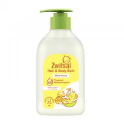 Zwitsal Hair & Baby Bath Milky Honey 300ml